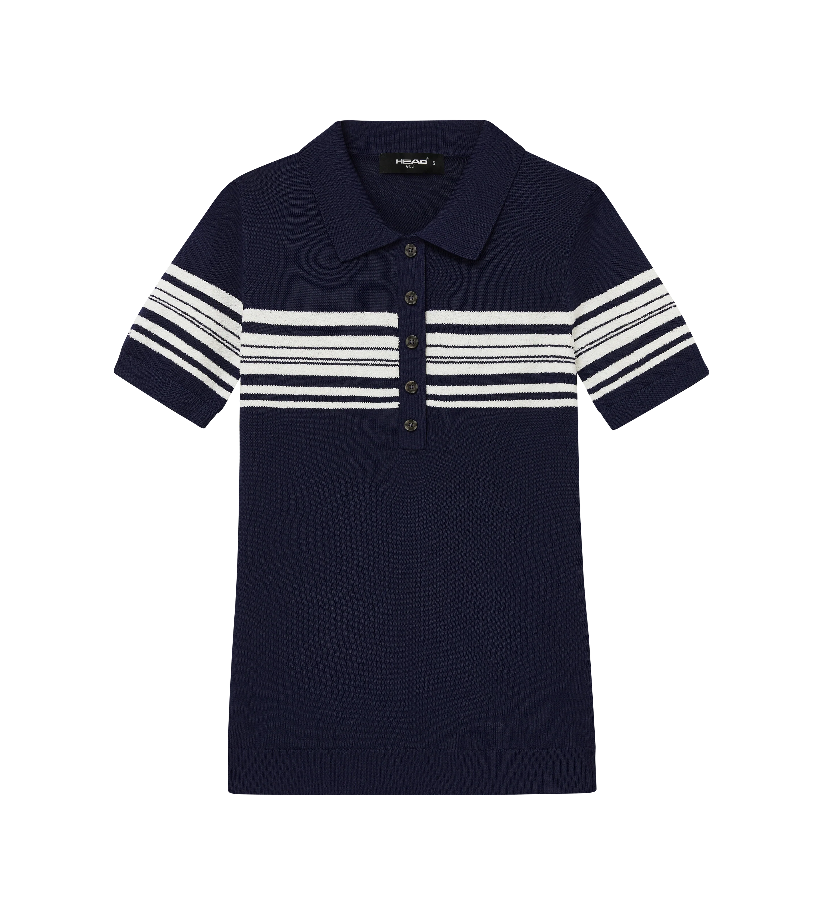 Stripe Knit Polo