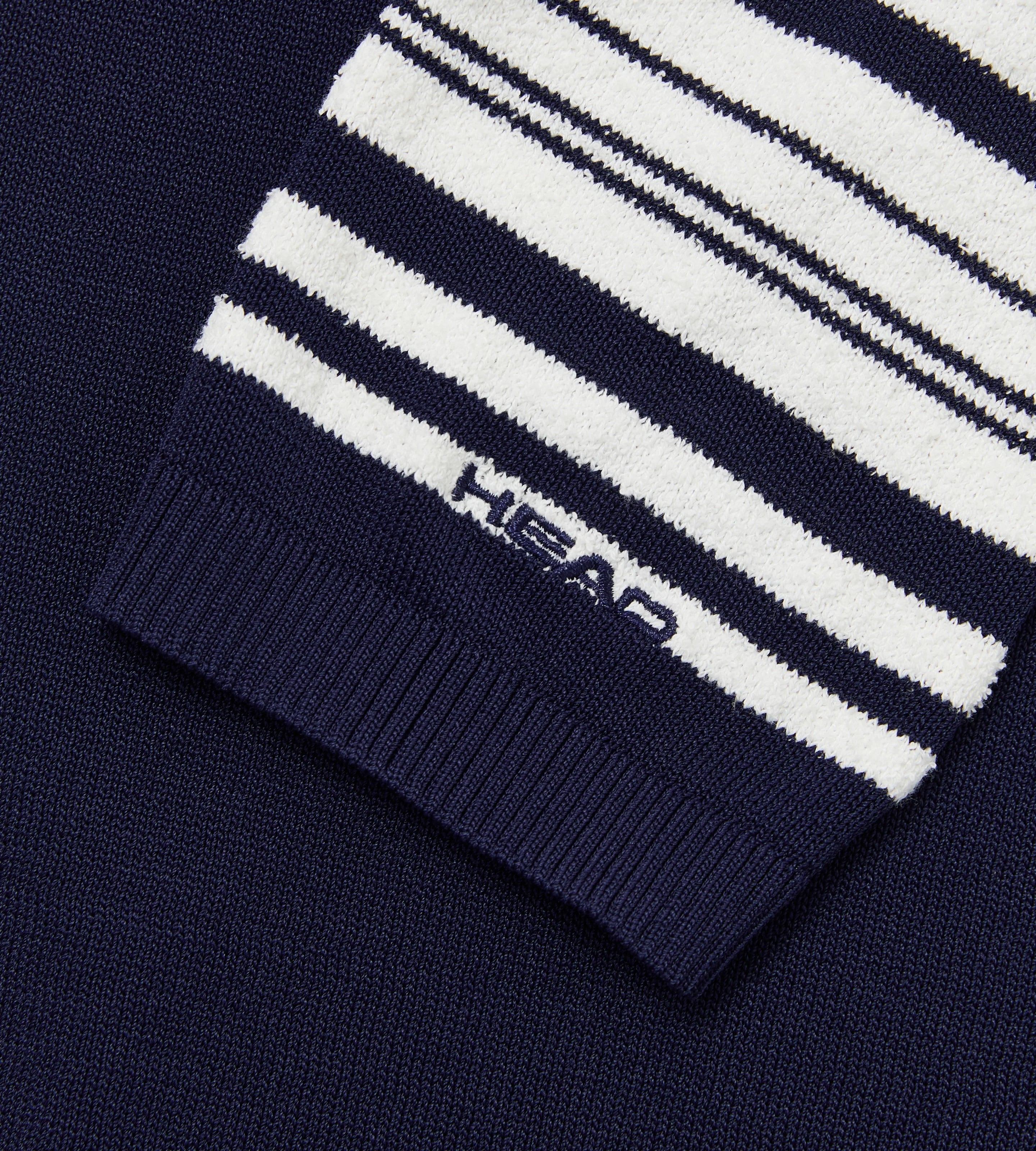 Stripe Knit Polo