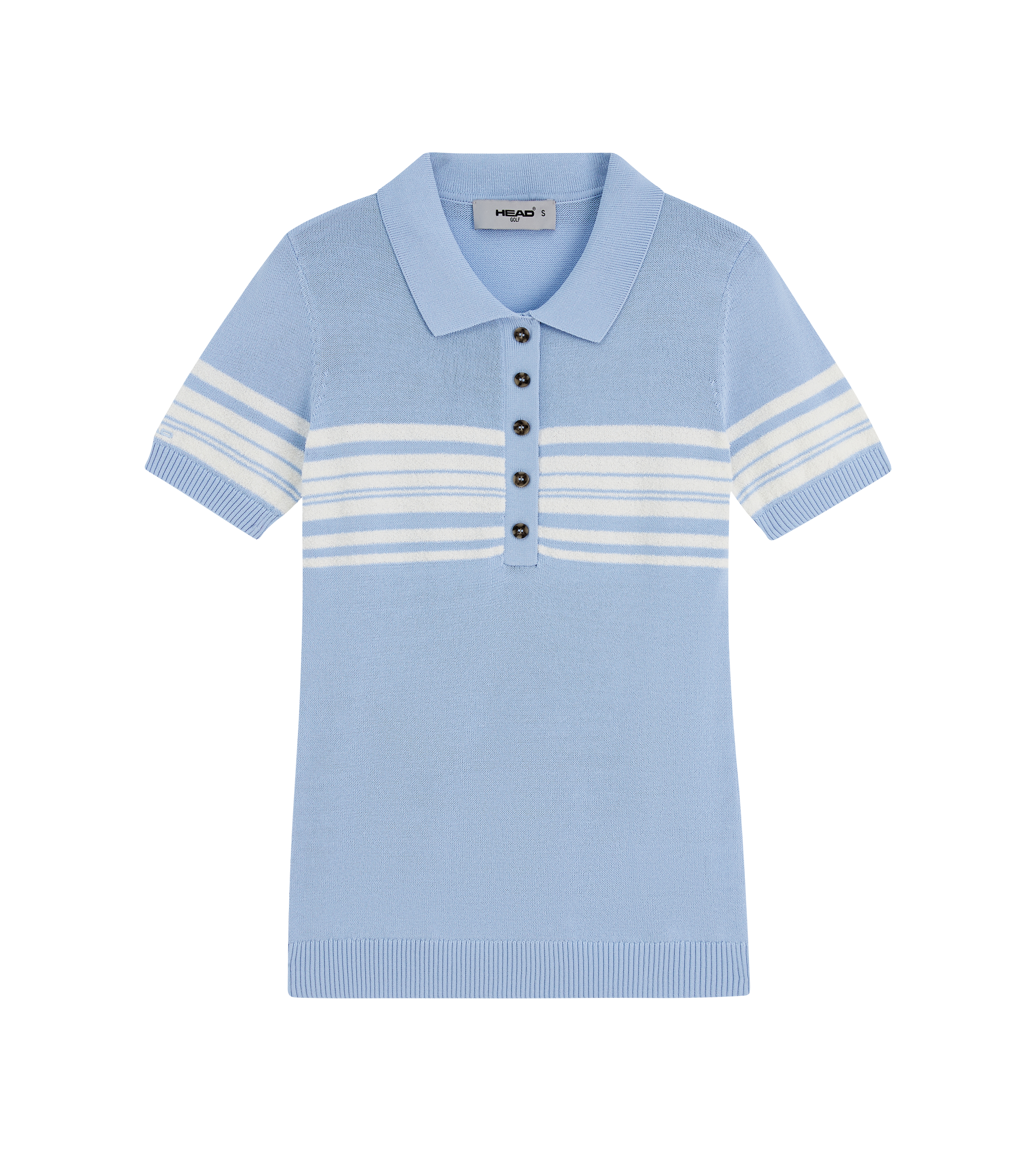 Stripe Knit Polo