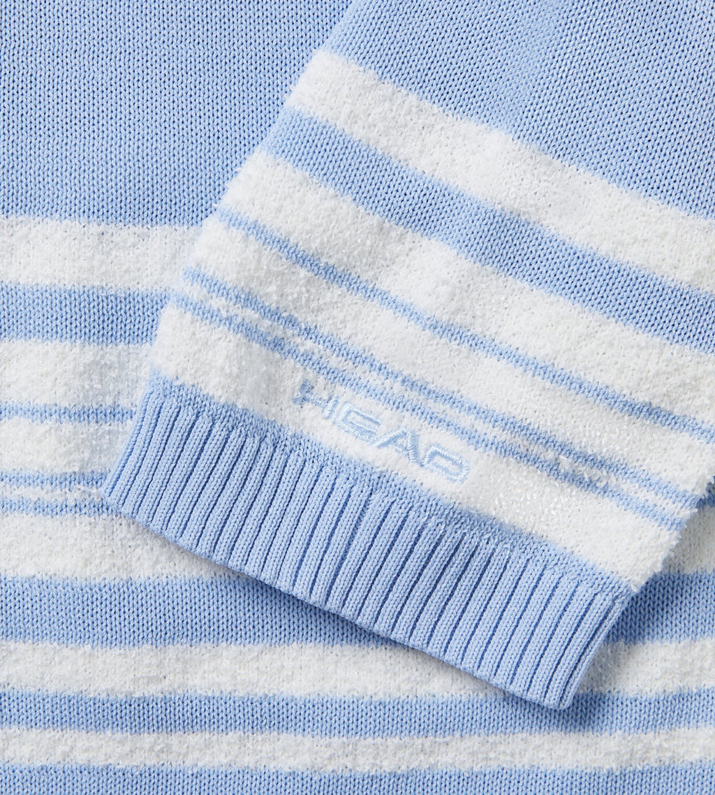 Stripe Knit Polo