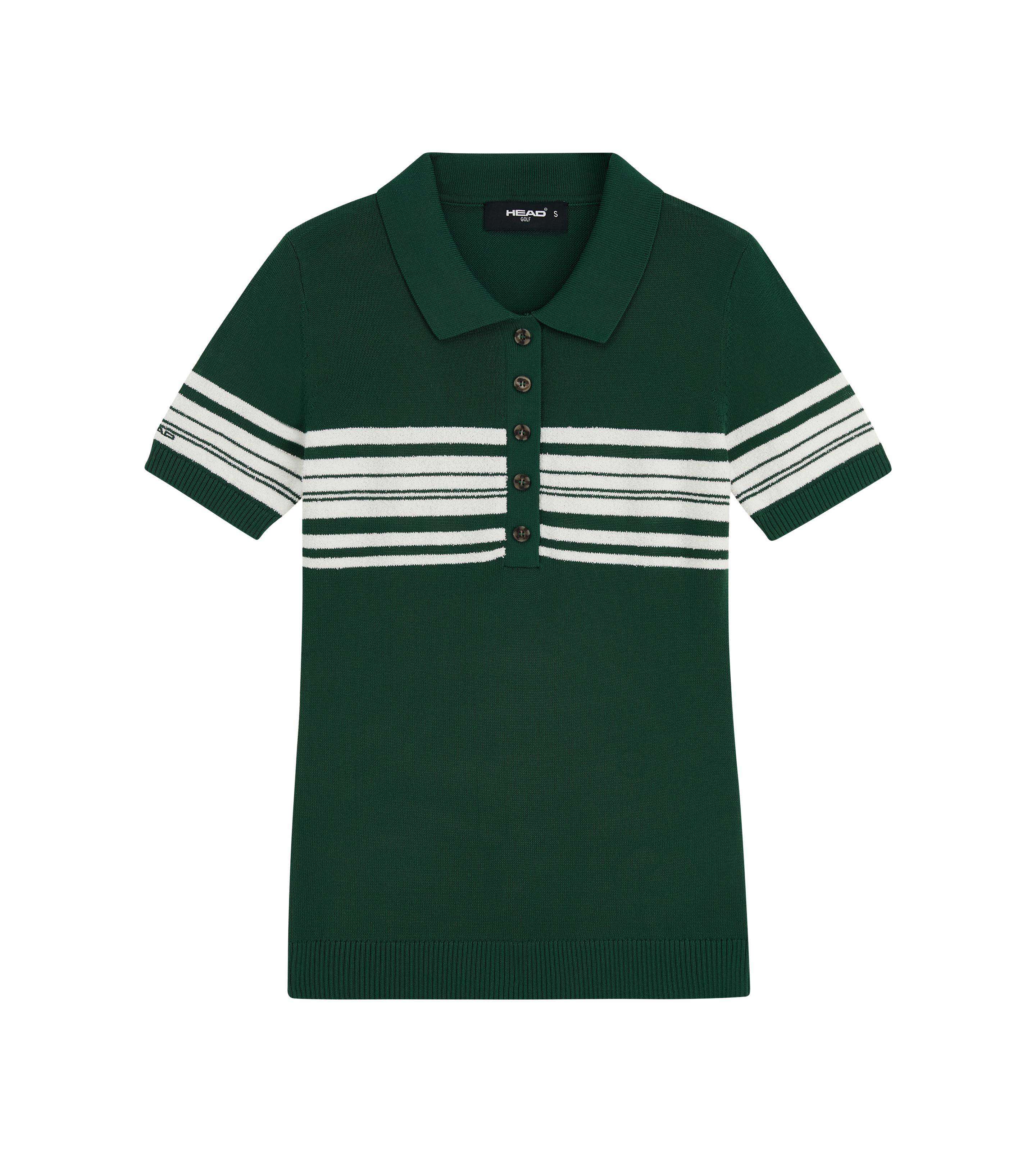 Stripe Knit Polo